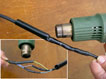Heat Shrinking Borehole Cable making water tight joints